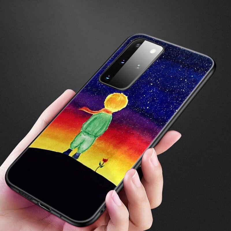 Чехол для телефона «Маленький принц с лисой» для Samsung Galaxy S20 S21 FE S10 Lite Note 20 10 Lite S8 S9 S10E S10 Plus, ультра черный чехол