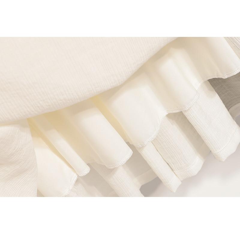 Dimanaf 2025 Plus Size Summer Elastic Long Skirts High Waist Casual Women Loose Skirt Pleated Fashion Vintage Maxi