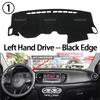 For KIA Pegas 2017 2018 2019 Soluto Anti-Slip Dashboard Cover Protective Pad Car Accessories Sunshade Carpet