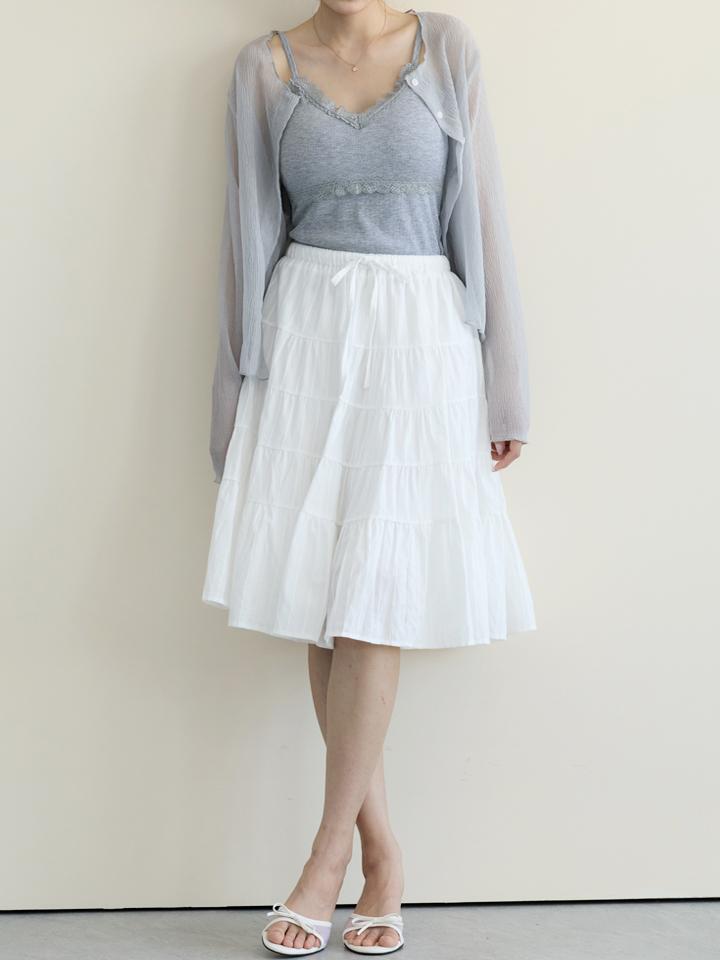 PAIGEFLYNN Romantic Tiered Skirt_S6Bsk008C