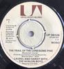 7-дюймовая пластинка ЛОУРЕЛ И ХАРДИ - Trail Of The Lonesome Pine UP36026 United Artists 1975 UK Поп Б/у