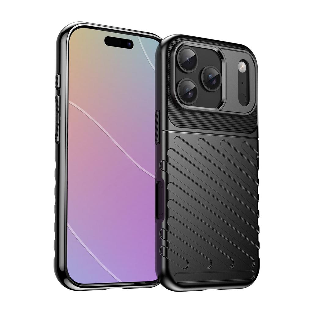 Etui pokrowiec plecki na iPhone 17 Pro Max Thunder Case - czarne
