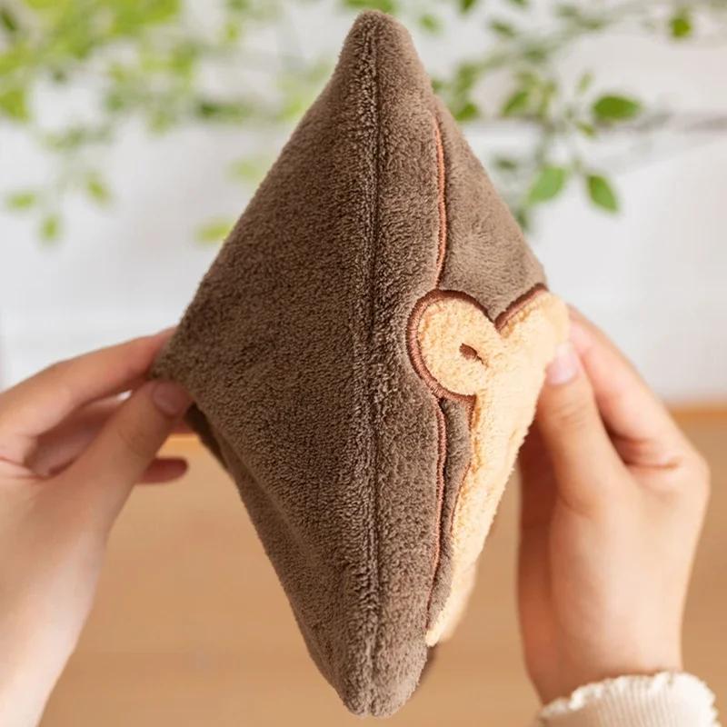 Дом Милое полотенце для рук Кухонное полотенце Капибара Полотенце для рук Влажные салфетки Абсорбирующие полотенца Бытовая ткань Салфетка Салфетка для посуды Toalla Capibara