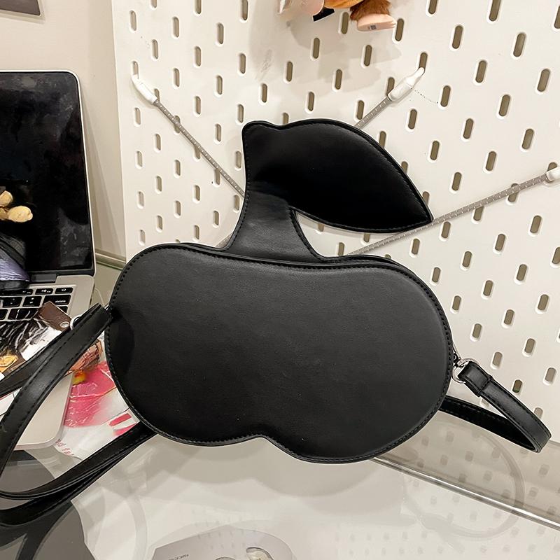 Kawaii Мода Сумка-клатч в форме вишни Женская Маленькая Вместимость Водонепроницаемая Красный Фрукт Сумки через плечо для женщин Креативная ПУ Сумка-кошелек на плечо