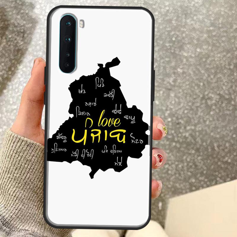 Punjab Map Case For OnePlus 13T 10T 8T 10 Pro 15 13 12 11 15R 13R 12R Nord CE 5 2 3 4 Lite N20 N30 Coque