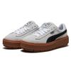 Puma Platform Trace Grey Black Gum Women Sneakers 365830-15