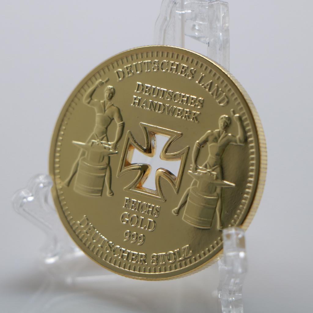 Полые памятные золотые монеты 1889 года, иностранная валюта, европейские монеты, медали, значки, металлические памятные медали