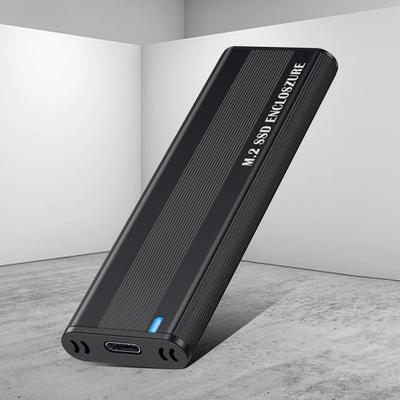Двухпротокольный корпус для M.2 NVMe SSD 10 Гбит/с, внешний бокс M.2 NVMe, без инструментов, для аксессуаров жестких дисков