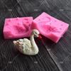 2pc 3D Swan Shape Silicone Cake Mold, Chocolate Mold, Silicone Soap Molds, Kitchen Accessories