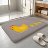 Cozy Little Parade Floor Mat Machine Washable Soft Flannel Area Rug, Non-Slip Absorbent Floor Mat for Living Room Bedroom