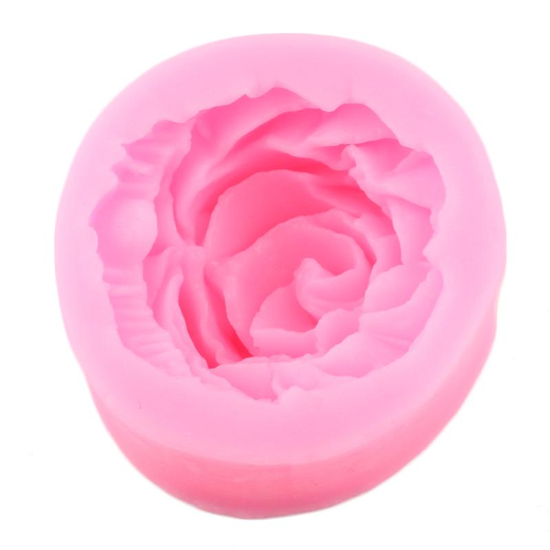 Силиконовая форма с цветком розы, инструменты для украшения торта помадкой, DIY конфеты, формы для выпечки шоколадной мастики, формы для свечей, мыла, смолы, глины