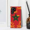 Чехол для телефона Флаг Марокко Для Samsung Galaxy S25 S24 S23 S22 Ultra S21 FE S20 Plus S10 + S10E Арт Fundas Задняя крышка S24 S23 S22 S2