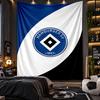 Wall Hanging Tapestry Hamburger SV Football Print Cloth for Living Room Bedroom Home Decor