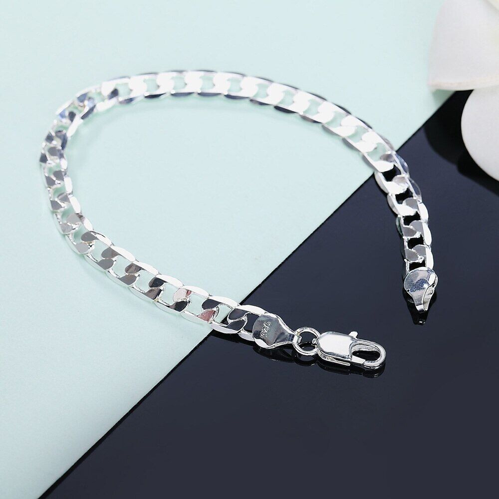 Classic 6MM Chain Bracelet for Man Woman Fashion Wedding