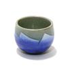 Кутани изделия Мияма печь чашка для сакэ серебряный цвет синий