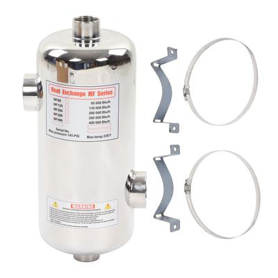 40 кВт теплообменник для бассейна из нержавеющей стали для спа-бассейна, солнечный подогрев бассейна, нагреватель для бассейна