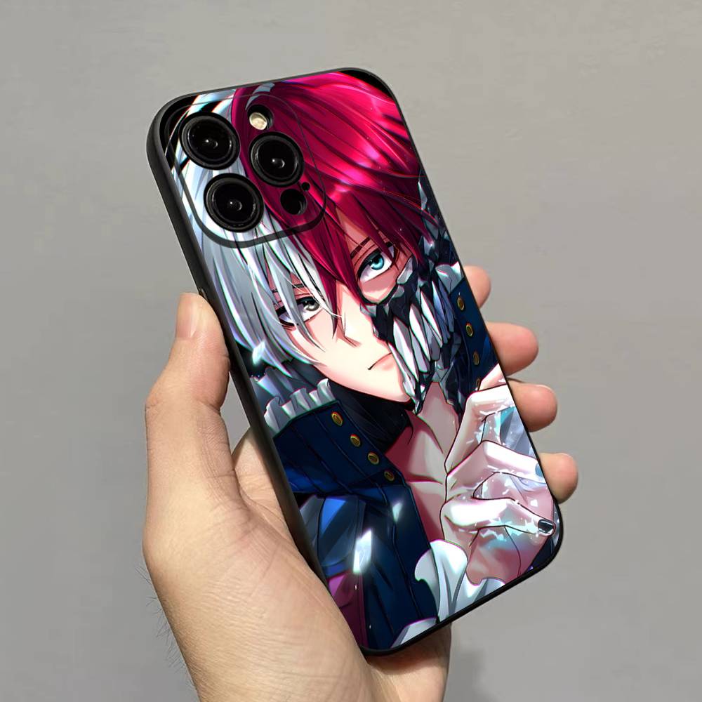 Чехол для телефона My H-Hero Academia D-Deku для iPhone 17 16 15 14 13 12 11 Pro Max Plus Mini Мягкий черный чехол