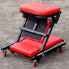 40 Inches Auto Repair TOOLS,2 IN 1 Rolling Folding Car Creeper/Seat,6 Pcs 2" Casters,  Adjustable Rolling Folding Mechanic Creep