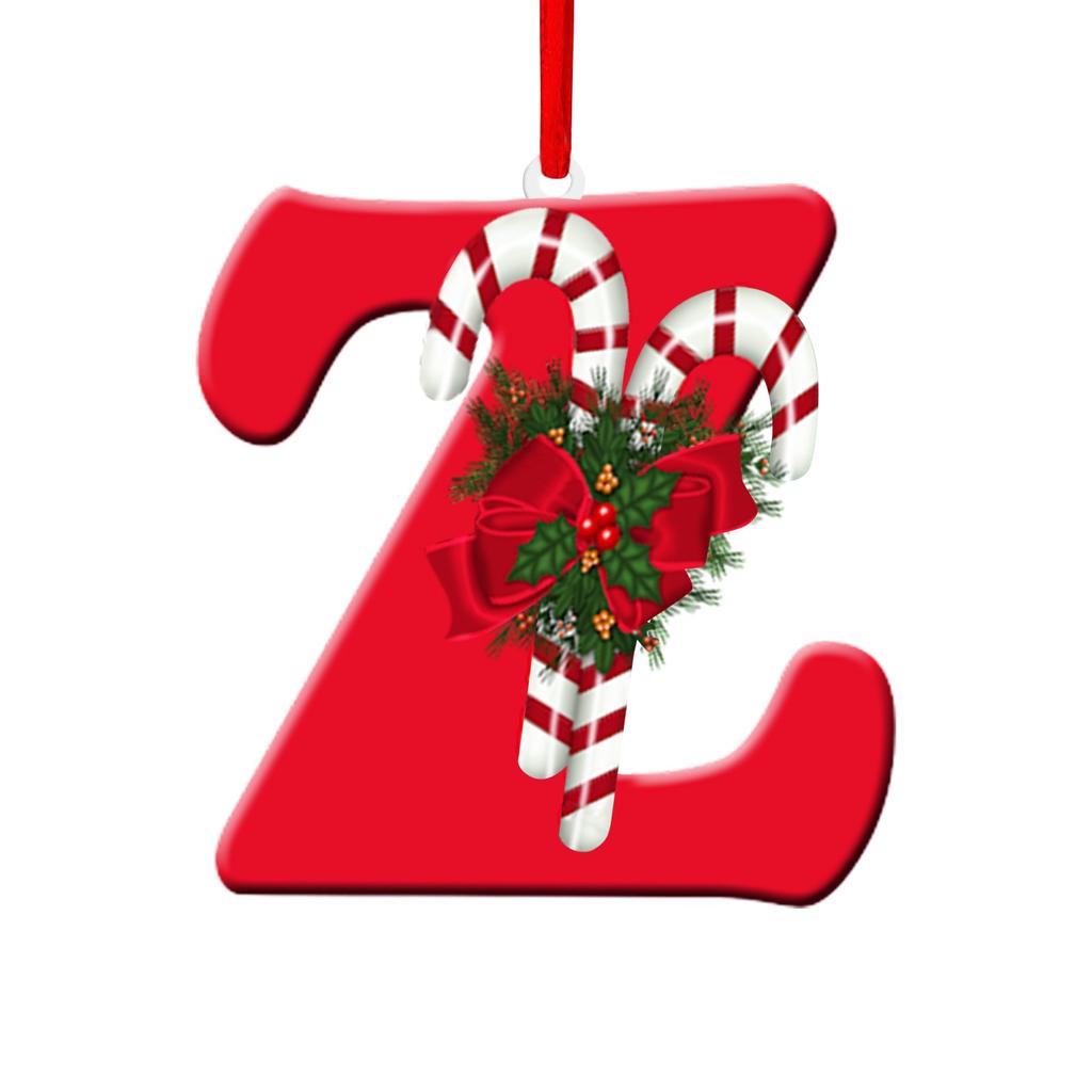 26 Letter Christmas Tree Hanging Personalized Christmas Letter Decoration