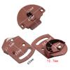 2 Pairs Vintage Style Abs Wheel Single Pulley Furniture Sliding Door Roller Set