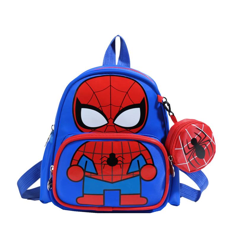 Kindergarten Baby Schoolbag Cartoon Animation Foreign Style Printing Boys And Girls Backpack Children'S Backpack Tide