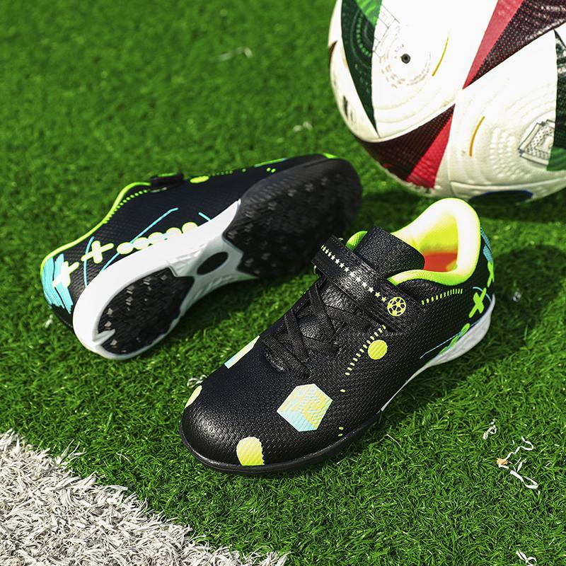 Kids Soccer Shoes Society FG School Football Boots Cleats Grass Sneakers Boys Girls Outdoor Athletic Training Sports Footwear