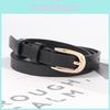 Womens Halfround Buckle Belt Versatile Minimalist Decorative Korean Style