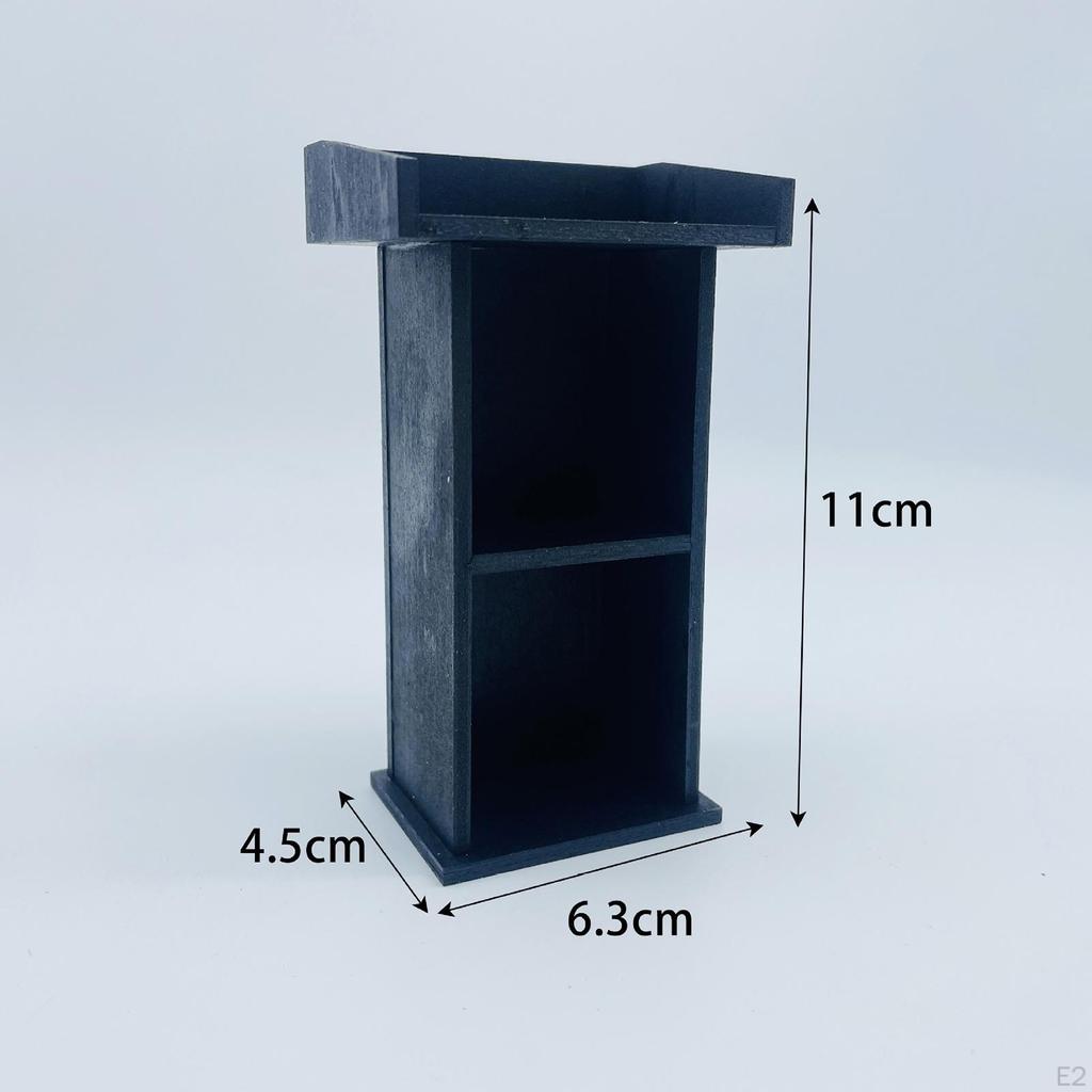 1:12 Dollhouse Wooden Desk, DIY Craft, Decorative Furniture, Decoration for