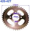 420/428 Chain Rear Sprocket 48mm-68mm Fit For 50cc 70cc 90cc 110cc 125cc ATV Go Kart Buggy Quad Dirt Bike Trike Motorcycle Parts