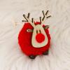 Wooden Elk Christmas Tree Ornaments Wool Felt Felt Deer Wooden Deer Ornaments Mini Elk Hanging Pendant Festive Atmosphere
