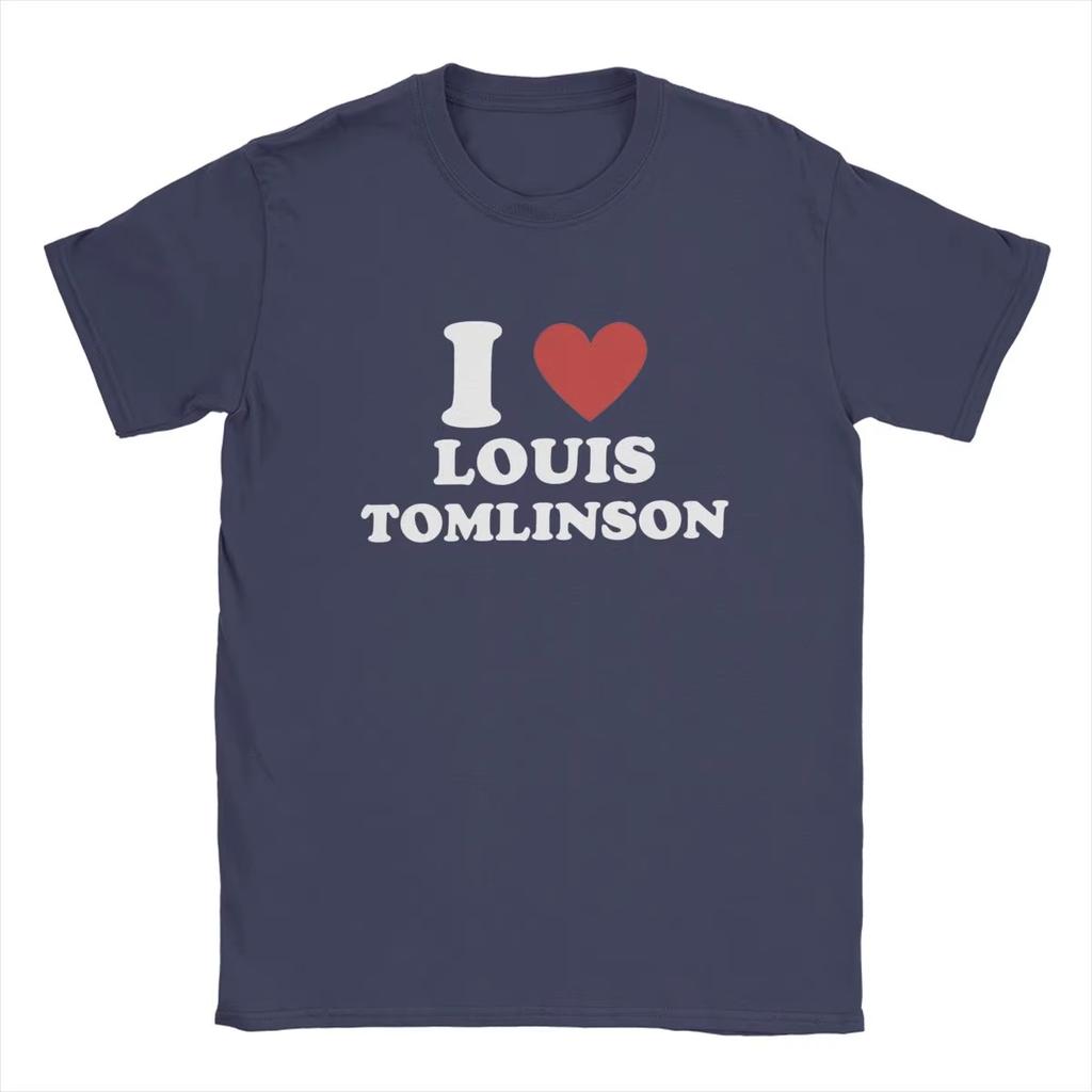 I Love Louis Tomlinsons Men WomenT Shirt Faith Future Singer Amazing Tee Shirt Crewneck T-Shirt Cotton Plus Size Tops