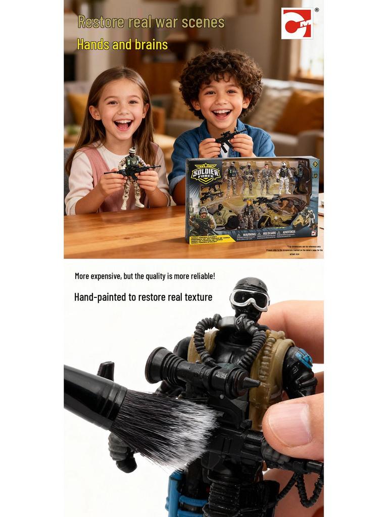 Серия Sky Brave от Tomy: Военная модель DIY Образовательная игрушка для детей - Отряд спецназа