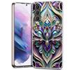 Цветочный витражный эффект Так Красивый Чехол для Телефона для Samsung A54 A14 A24 A34 A17 A37 A57 A55 A35 A25 A15 A13 A23 A33 A53 A07