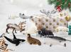 TOYMANY Набор из 12 фигурок арктических животных, Реалистичные модели арктических животных, Популярные игрушки-животные, Подарки на день рождения, Украшения, Рождество, Новый год