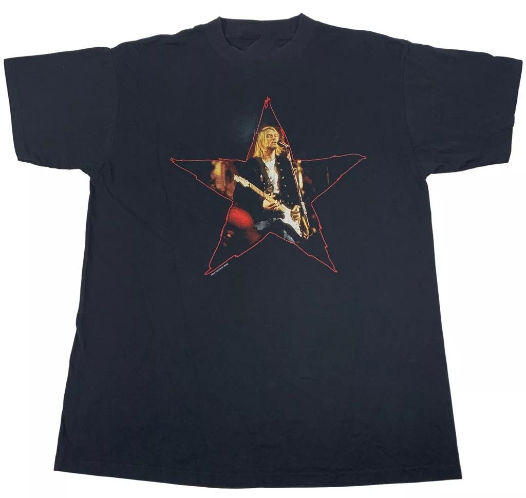 Футболка со звездой Nirvana Kurt Cobain