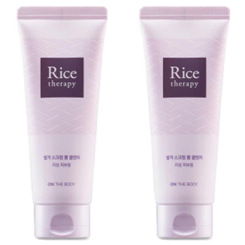 On the Body Rice Therapy Scrub Foam Cleanser, 150ml, 2 pcs