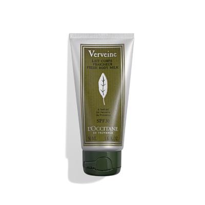 Вербена UV Fresh Лосьон для тела 50 мл Солнцезащитный лосьон для тела Защита от УФ-лучей Мужчины Женщины Мужчины Дети Популярный Солнцезащитный крем для тела Подарок L'OCCITANE