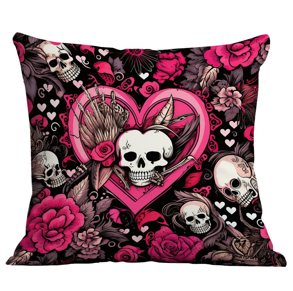 Новая наволочка на подушку ко Дню святого Валентина с креативным принтом любви в стиле панк для дома, дивана, подушки