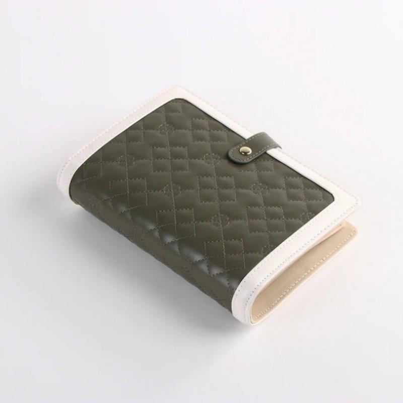 Роскошная кожаная портативная книга для хранения ювелирных изделий с отрывными листами, большая вместительная сумка для хранения сережек, ожерелий, ювелирных изделий