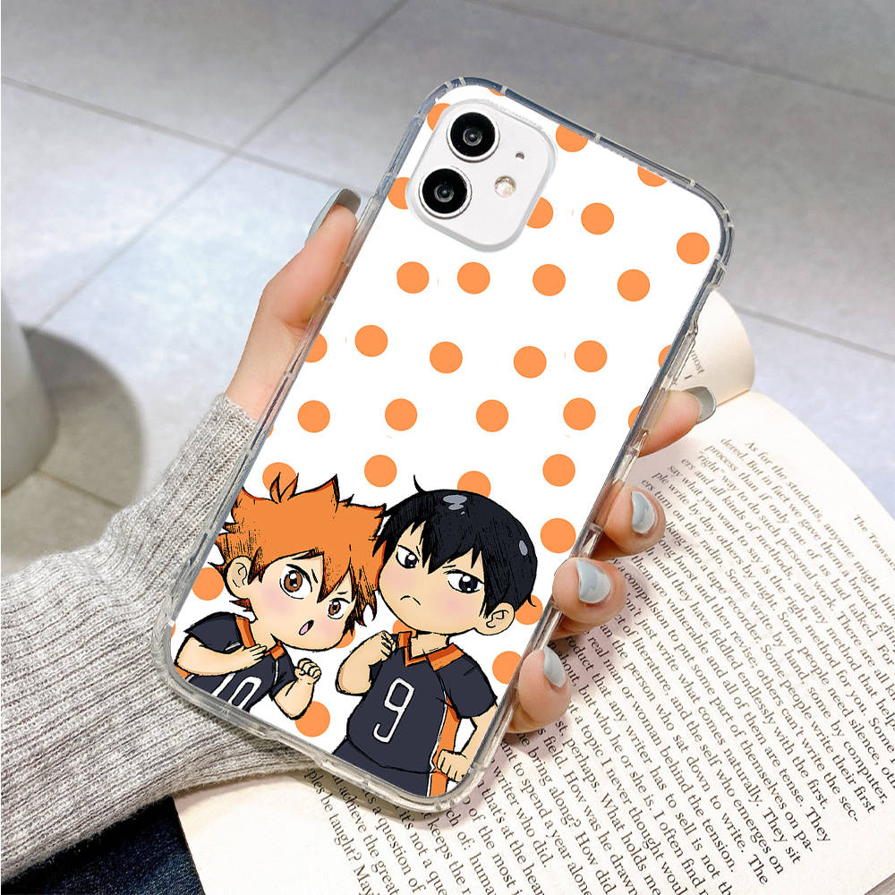 Чехол для Samsung A04 A14 A23 A34 A54 M23 M33 M52 M53 Realme 10 9 C30S C35 C55 VIVO Y02S Y21 Y51 X80 Pro Прозрачный чехол WI92 Haikyuu