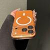 Прозрачный бампер для Magsafe Магнитный чехол для iPhone 17 Air 16 15 14 13 12 11 Pro Max Plus Матовый Прозрачный Жесткий Защитный Чехол