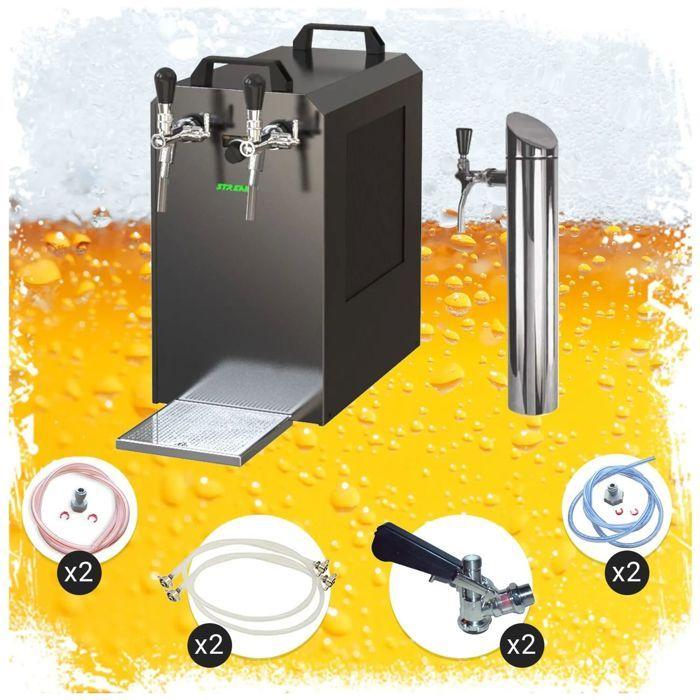 Tireuse à bière - STREAM - 80K - Pompe à bière 2 lignes - Refroidisseur à débit continu - 5 Litres