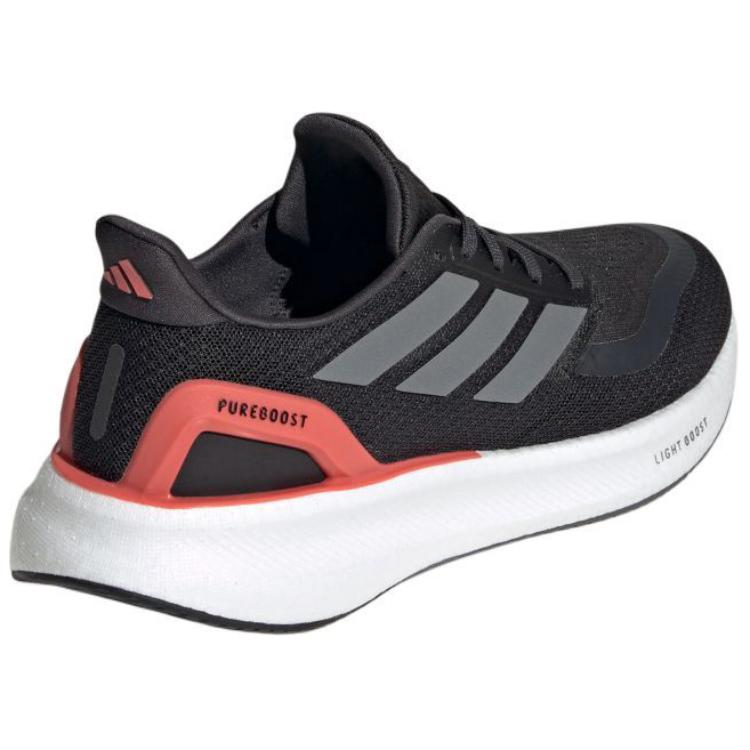 Adidas PureBoost 5 Black Iron Metallic Red Женские кроссовки Core-Black Preloved-Scarlet JH6452