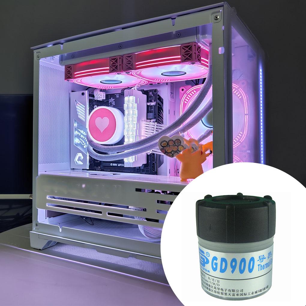 30g GD900 Thermal Conductive Grease Paste Good Sealing Silicone Plaster Heatsink Compound for CN30/CN150 4.8/6W/M-K Cooler