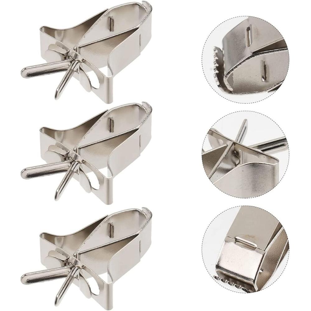Stainless Steel Vegetable Small Animals Clip Parrot Feeder Bird Food Holders Feeding Clamp