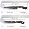 Professional Japanese Kitchen Chef's Knife Stainless Steel Beef Meat Cleaver Vegetable Slicing Knife Fish Filleting Cutter