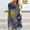 Long Sleeved Hoodie Spring and Autumn Animal Pattern Loose Women Bag Hip Crewneck Top XS-8XL