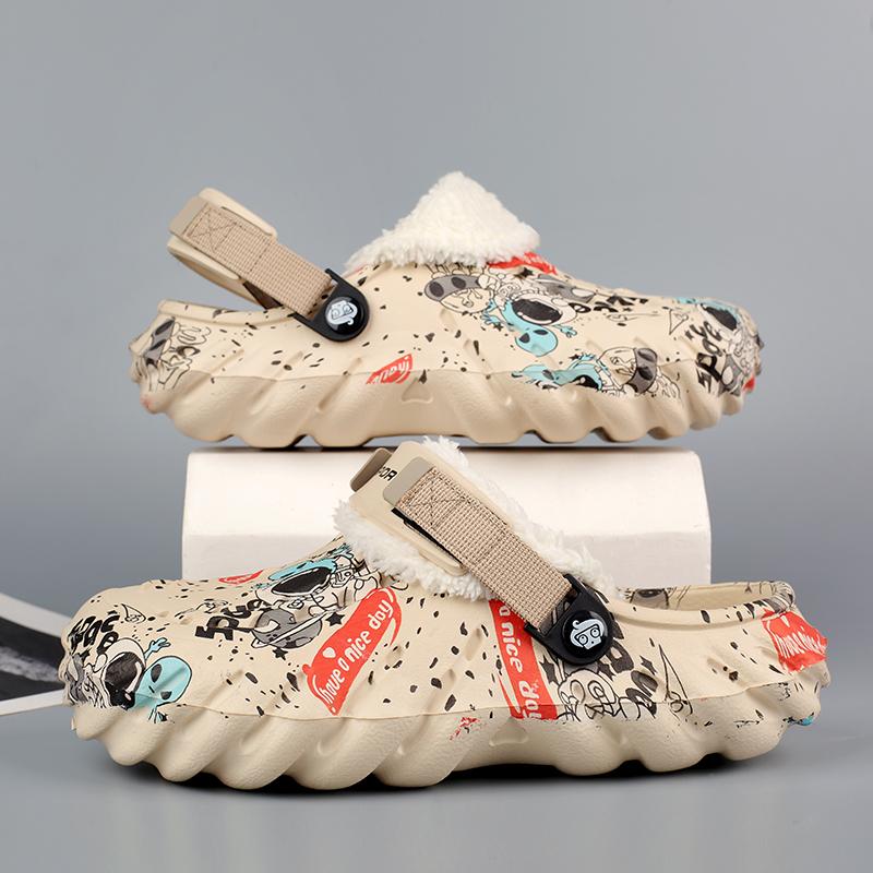 2024 зимние мужские сандалии легкие мужские повседневные туфли из ЭВА с отверстиями, сабо для любителей дома, сада, отдыха на природе, для мужчин, пляжные тапочки на плоской подошве 45