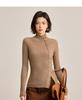 Tassel high neck pit stripe base shirt