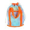 Drawstring Beach Storage Bag Handheld Toy Organizer Portable Mesh Toiletries Bag  Outdoor